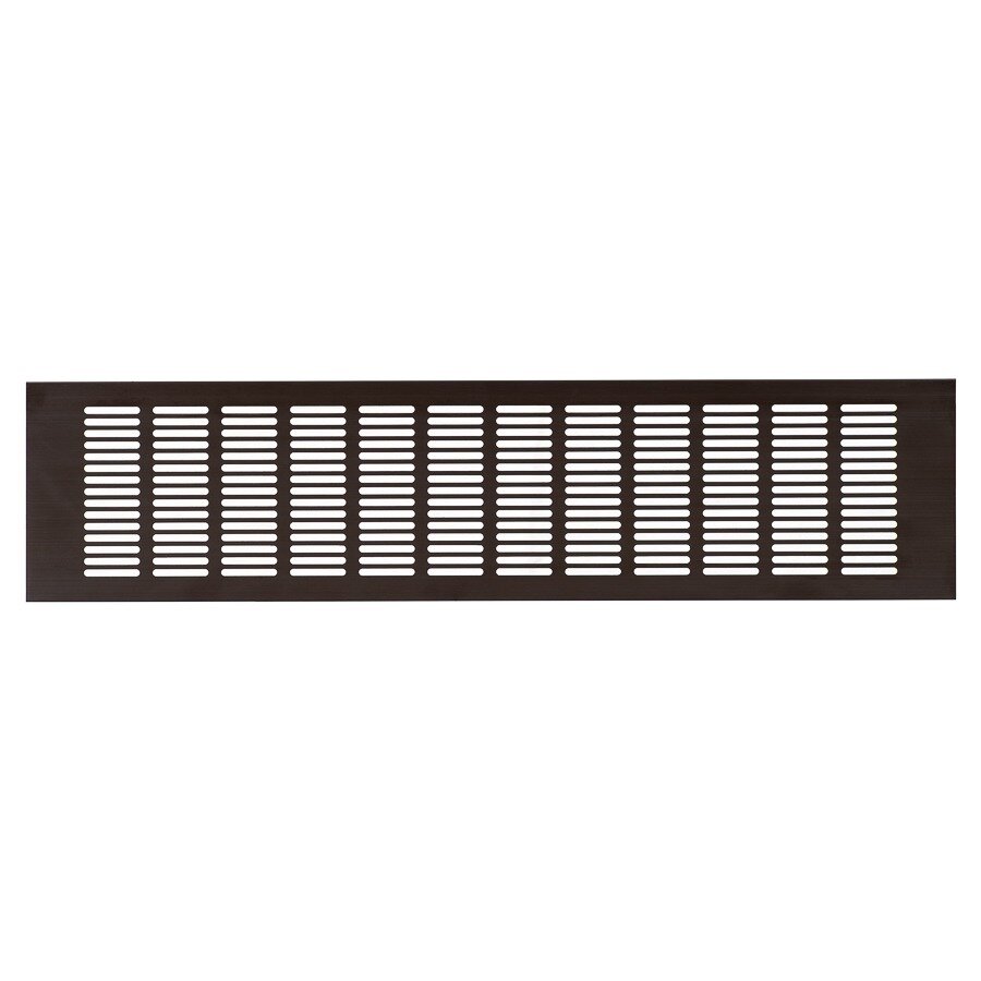 Алюминиевая вентиляционная решетка (60х300 мм; черная) MakTrade RA630B - фотография № 4