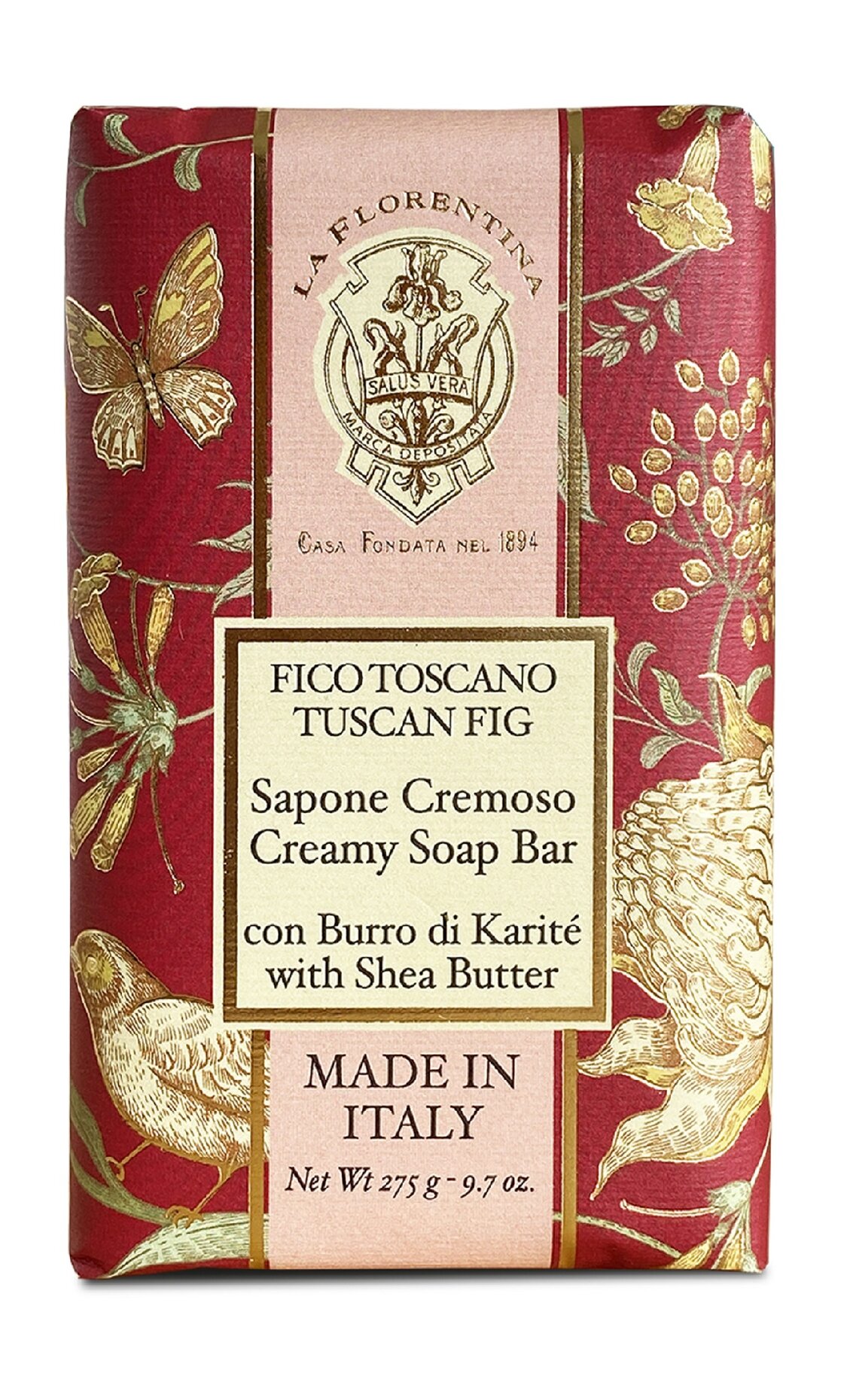 LA FLORENTINA La Florentina Tuscan Fig Крем-мыло "Тосканский Инжир", 275 г