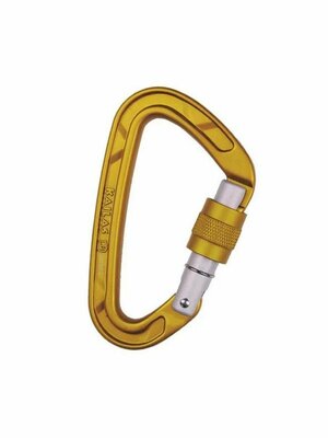 Карабин Kailas Oval Straight Gate Carabiner Golden