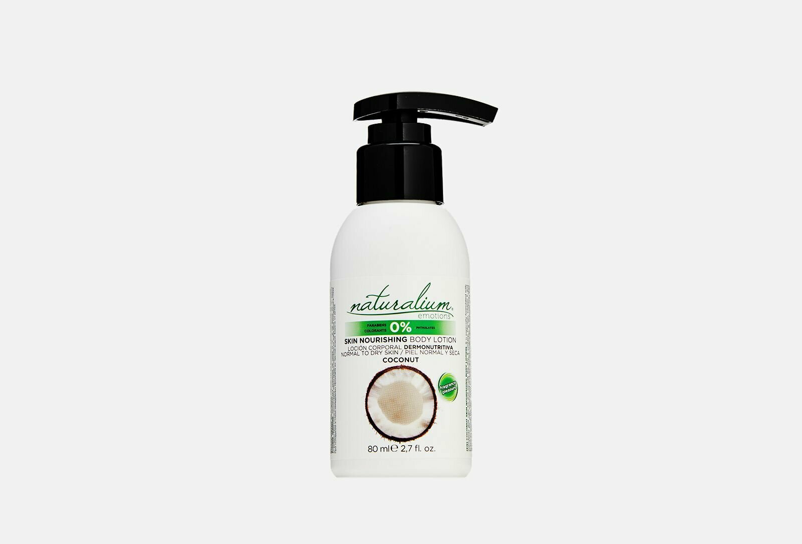 Питательный мини-лосьон для тела naturalium coconut