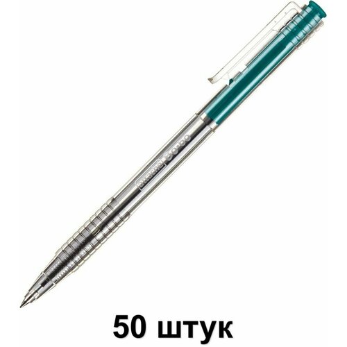 Attache Ручка шариковая автоматическая Bo-bo, 0,5 мм, зеленый, 50 шт