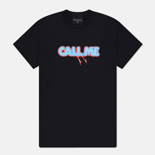 Футболка Nine One Seven let's talk, хлопок, размер xl, черный