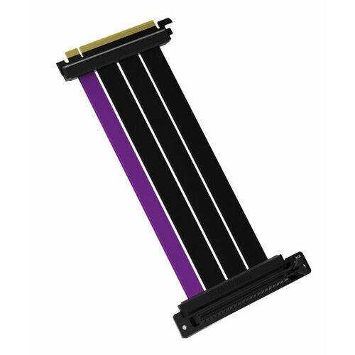 Райзер COOLER MASTER MasterAccessory Riser Cable PCIe 4.0 x16 - 300mm 90° Black/Purple MCA-U000C-KPCI40-300