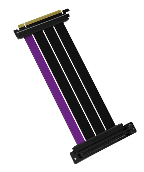 Райзер COOLER MASTER MasterAccessory Riser Cable PCIe 40 x16 - 300mm 90° Black/Purple MCA-U000C-KPCI40-300