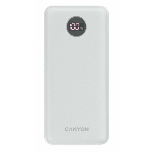 Внешний аккумулятор CANYON CNE-CPB2002W, 20000mAh, белый