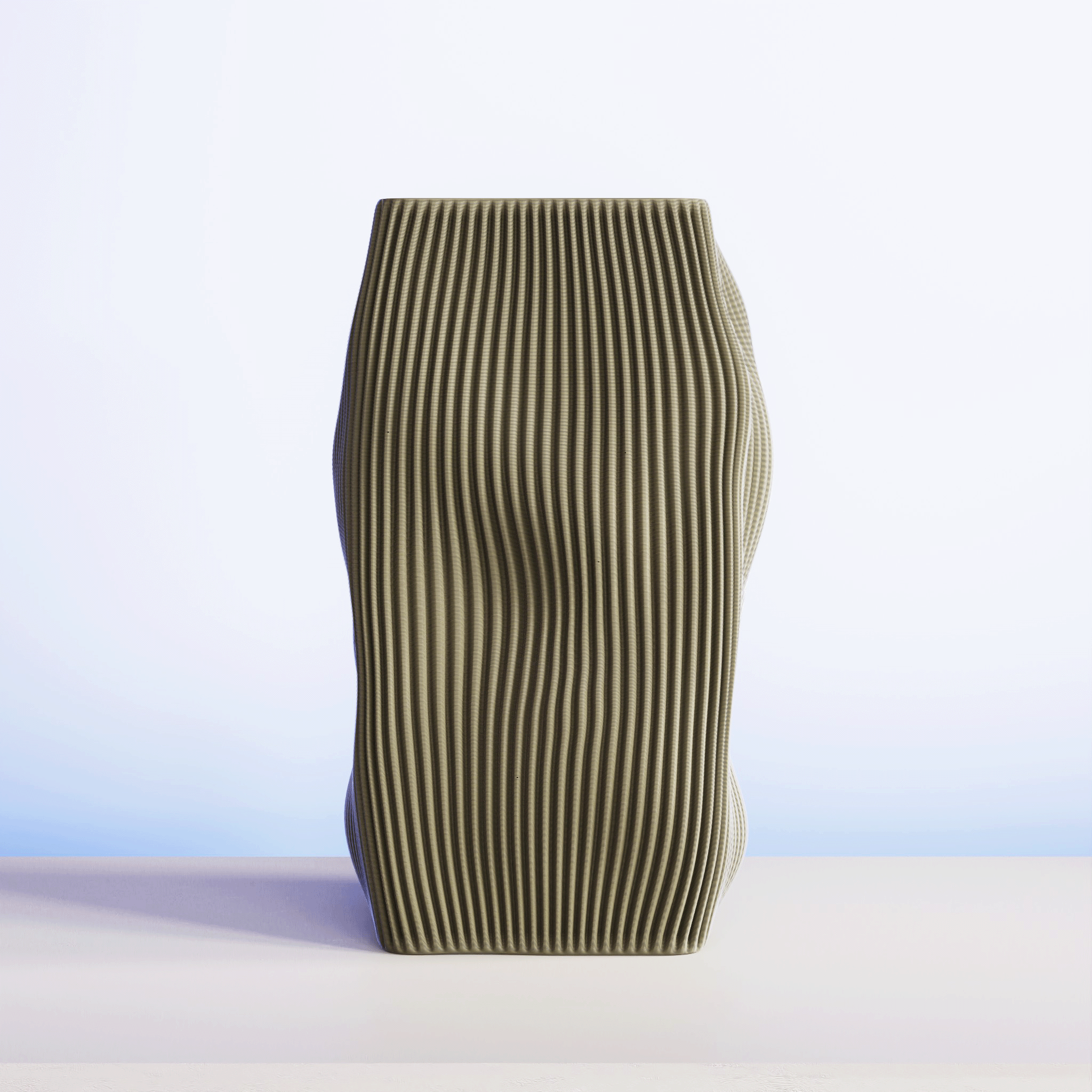 Cifita kvadrato - 3d печатная Декоративная ваза интерьерная для цветов и сухоцветов