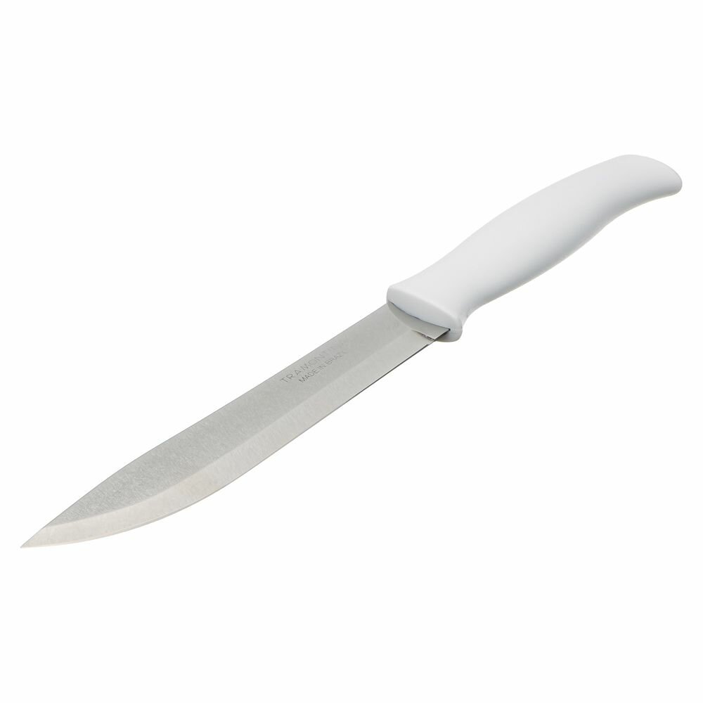 Кухонный нож 15 см Tramontina Athus, белая ручка, 23083/086