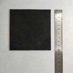 Термостойкая силиконовая пластина для изготовления прокладок 100*100мм, толщина 2,5 мм (цвет темно-коричневый)