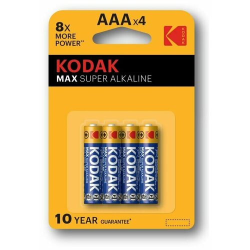 Батарейки Kodak R03 б/бл 4 шт. батарейки panasonic r03 gen purpose sr4 б б 60шт