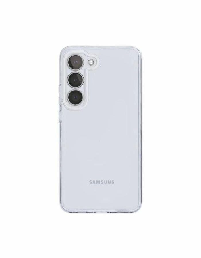 Чехол защитный VLP Crystal Case для Samsung S23 FE, прозрачный - фото №1