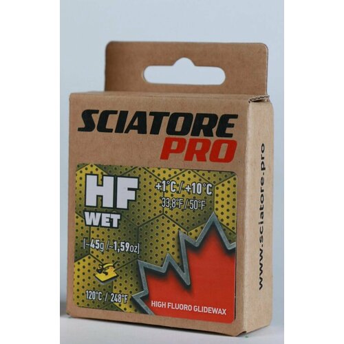 Парафин SCIATORE HF Wet (+1/+10) 45г парафин sciatore hf wet 1 10 45г