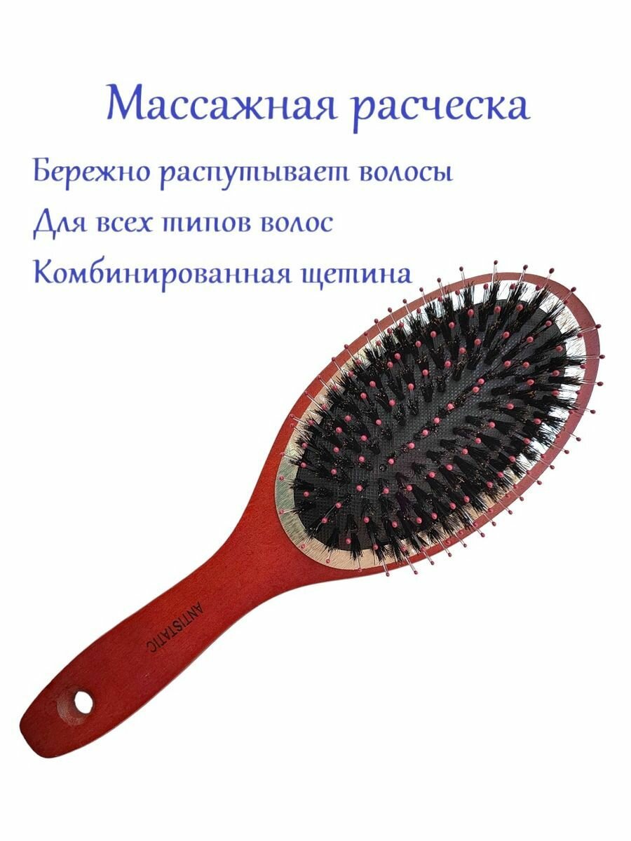 фото Массажная расческа «Классика» с комбинированной щетиной