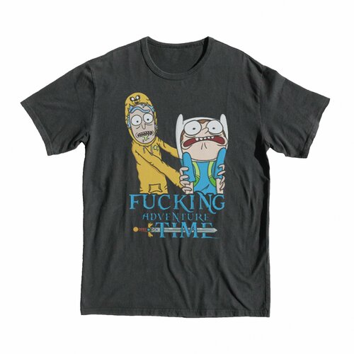 фото Футболка, размер 56, черный animedrop