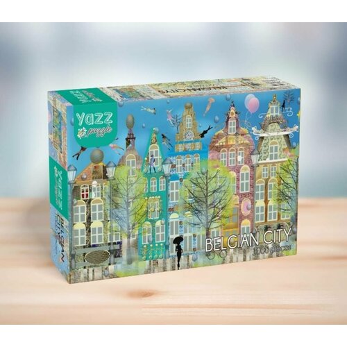Пазл для взрослых Yazz 1000 деталей: Бельгийский город