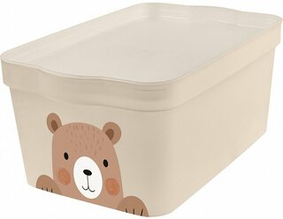 Контейнер для игрушек Lalababy Cute Bear, 7,5 л LA512511001