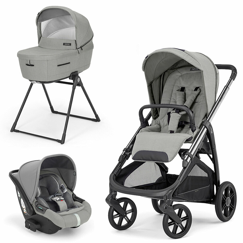 Коляска 3в1 Inglesina Aptica New, цвет Satin Grey