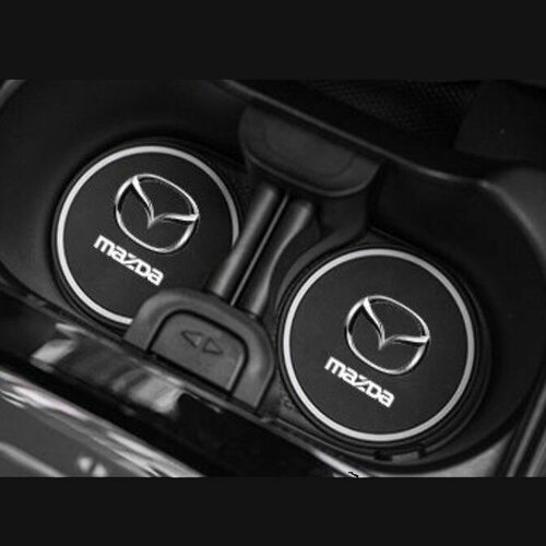 фото Коврик в подстаканник автомобиля mazda, 2 шт.