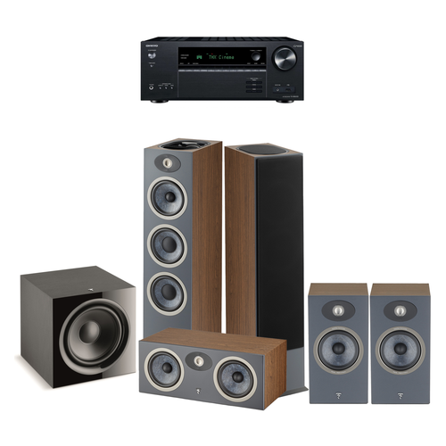 Focal Комплект акустики Theva N3-D Dark Wood 51 Onkyo TX-NR6100 49999000₽