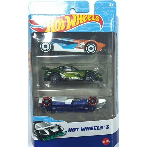 Hot Wheels- набор из 3 машинок, K5904-wgw