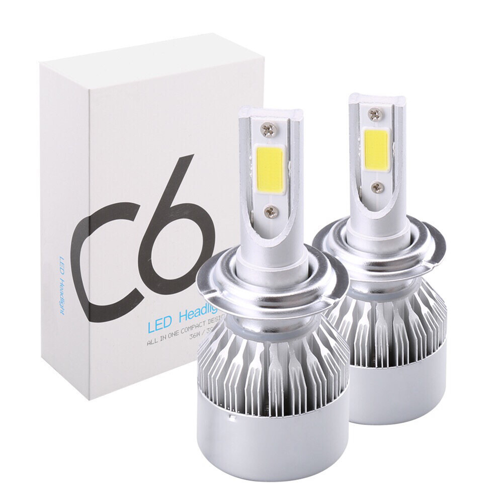 Светодиодная лампа "C6" LED цоколь H7 5500k 36w (2шт)