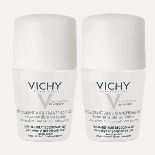 Изображение товара Vichy Шариковый дезодорант для очень чувствительной кожи 48 часов, 2 х 50 мл