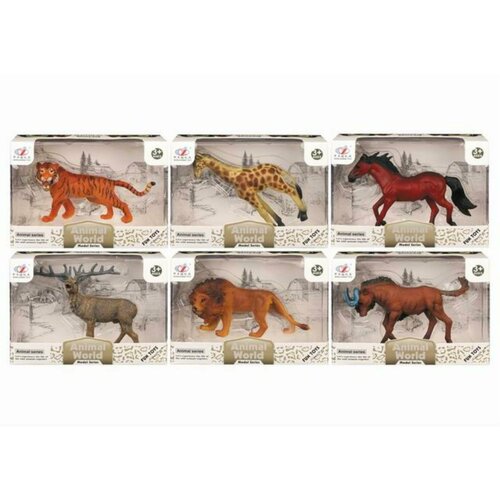Животное, 6 видов в ассорт, в к 16x12x5,5 см