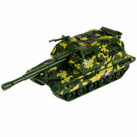 Металлическая инерционная модель российской самоходной гаубицы &#39;мста&#39; от &#39;Технопарк&#39;, в летней трехцветной камуфляжной окраске, станет отличным  ...