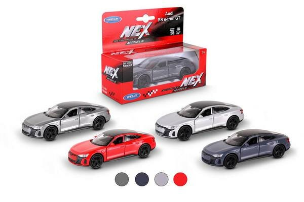 Машинка Welly 1:38 AUDI E-TRON GT цвета в асс. 43809W 1 шт - фото №1