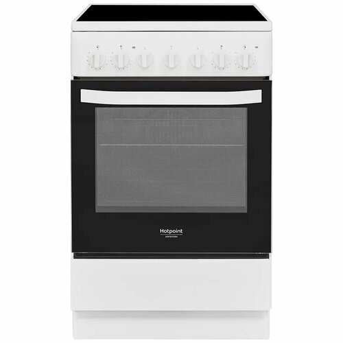 Плита Hotpoint-Ariston HS5V5PHW панель двери для духовой плиты