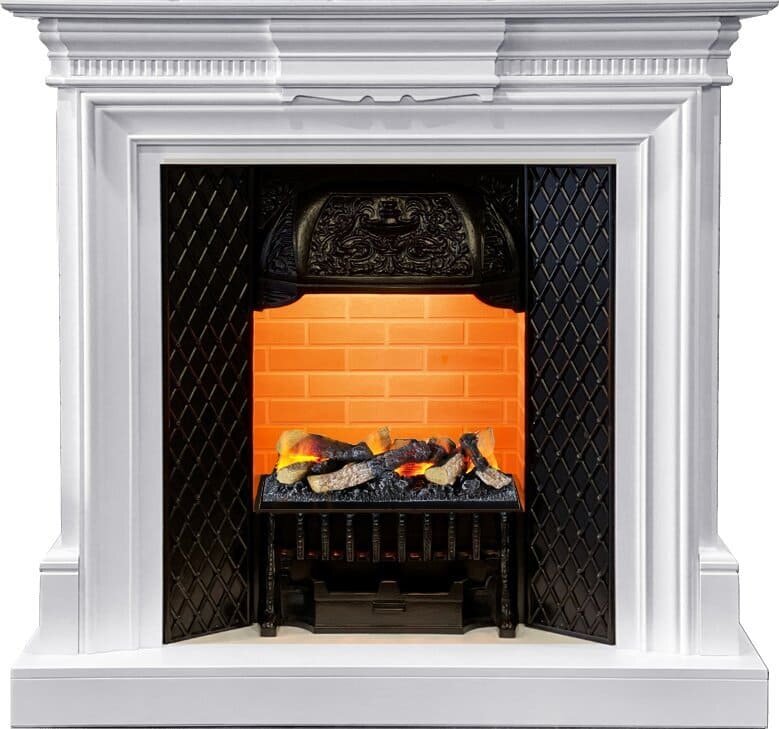 фото Камин DIMPLEX Chelsea Белый с Cassette 400 LNH-INT