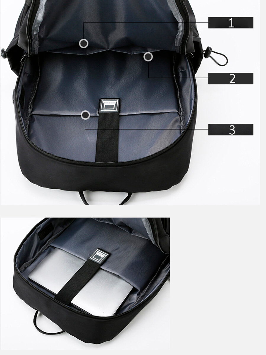 Рюкзак Multibrand XZX-black - фото №15