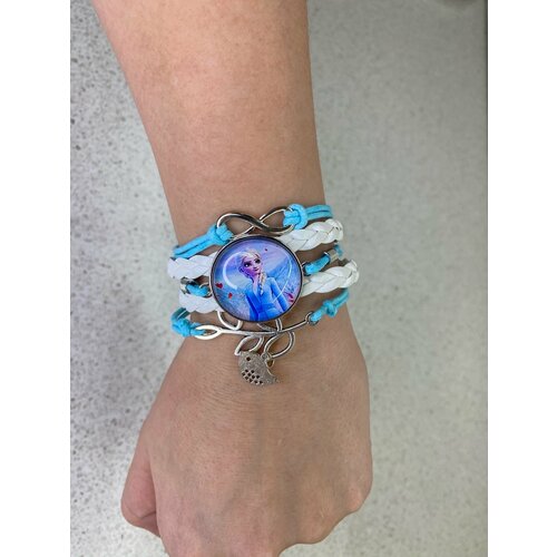 фото Браслет , голубой, белый green