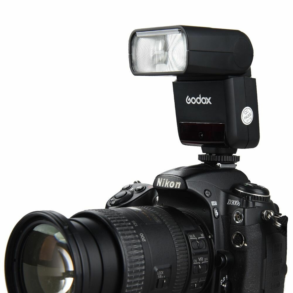 Вспышка накамерная Godox ThinkLite TT350N TTL Nikon для мобильной съемки, свадебной съемки, для репортажей, для путешествий