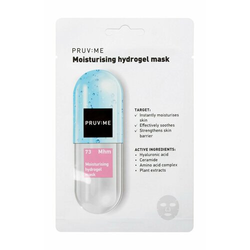 Гидрогелевая увлажняющая маска для лица Pruv Me Moisturising Hydrogel Mask