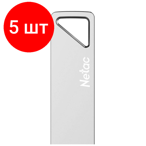 Комплект 5 штук, Флеш-память Netac USB Drive U326 USB2.0 32GB, retail version