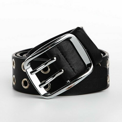 фото Ремень сима-ленд, размер 105, черный сима-лэнд