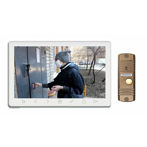 Tantos Prime HD SE (белый) и Walle HD (комплект многофункционального домофона HD 7