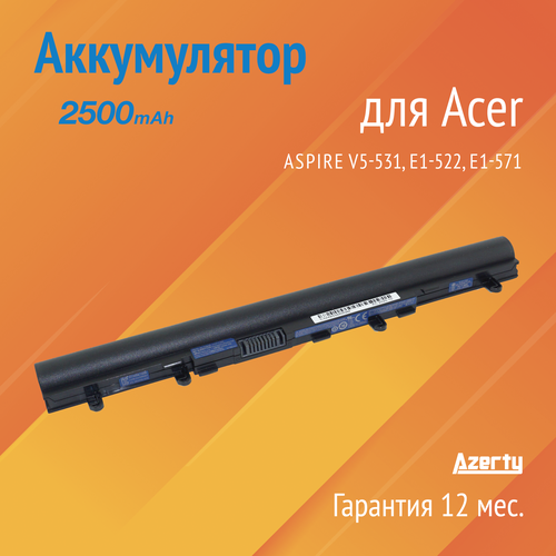 Аккумулятор AL12A72 для Acer Aspire V5-531 / E1-522 / E1-571 19v 4 74a 90w universal laptop power adapter charger for acer aspire e1 451g e1 470g 471g e1 431g e1 471 e5 571g 572g 573g