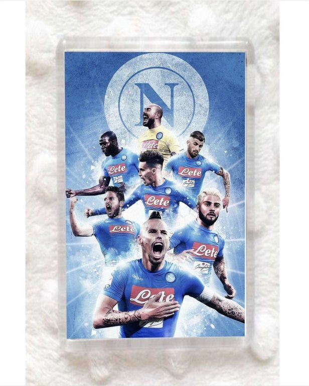 Магнит акриловый Наполи, SSC Napoli №1