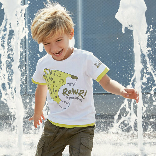 фото Футболка ido, размер 18 мес. (86 см), белый