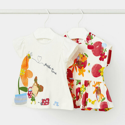 фото Футболка mayoral, размер 18 мес. (86 см), мультиколор