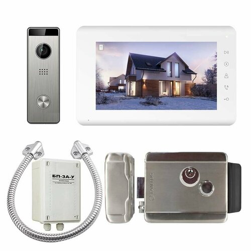 Комплект видеодомофона для дома Tantos Mia HD и Triniti HD c замком комплект электромеханического замка ts m02