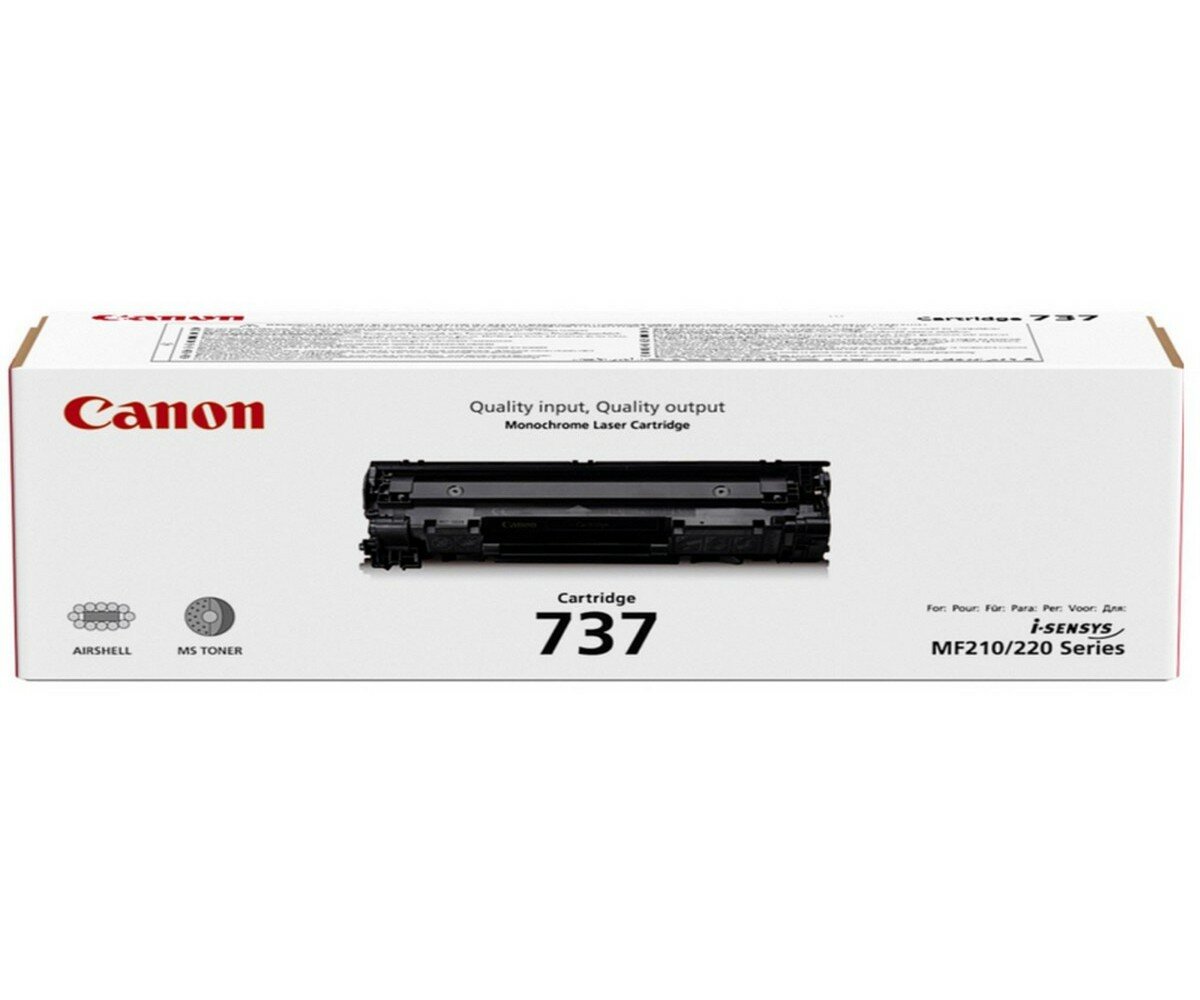 Картридж Canon 737, черный / - фото №14