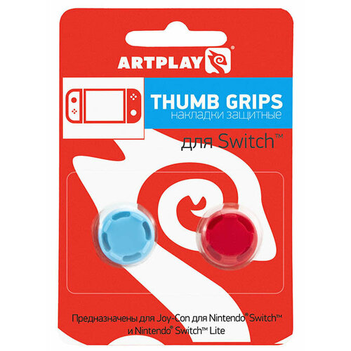 Накладки Thumb Grips Pro для Nintendo Switch (2 шт) Artplays накладки artplays thumb grips защитные на джойстики геймпада для switch 2 шт черные