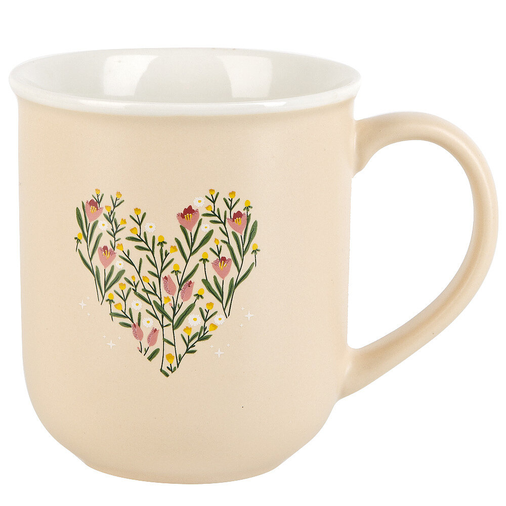 Набор фарфоровых кружек 2 шт "Floristry", 410 мл, 12,5х9х10 см, Nouvelle — фото 1