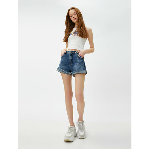 фото Шорты koton, размер 48, синий