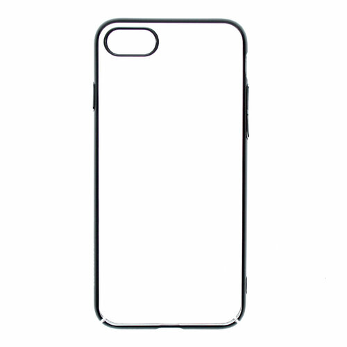 Пластиковый чехол с чёрной рамкой для iPhone 6/6S/7/8/SE 2020 прозрачный защитное стекло 9d для iphone 6 iphone 6s iphone 7 iphone 8 iphone se 2020 c полным покрытием черное