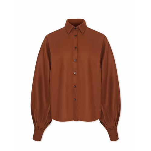 Блуза Madeintomboy, размер S, коричневый