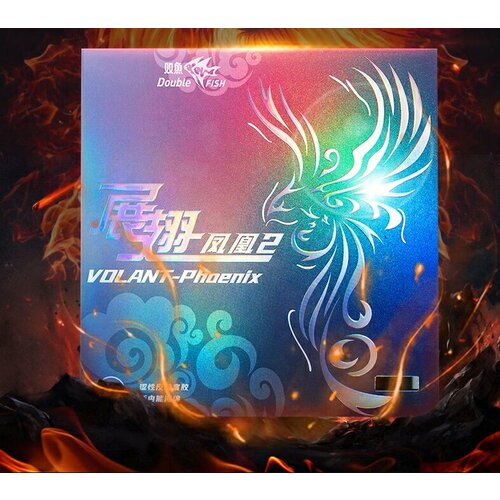 фото Накладка double fish volant phenix 2 35° (цвет красный, толщина 2.1)