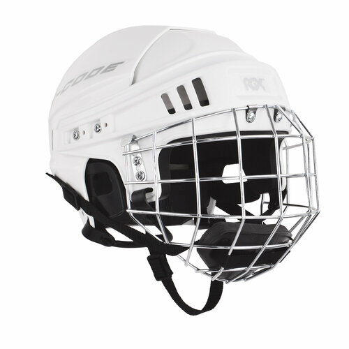 Шлем игрока хоккейный с маской Rgx белый размер S (р.54-58)